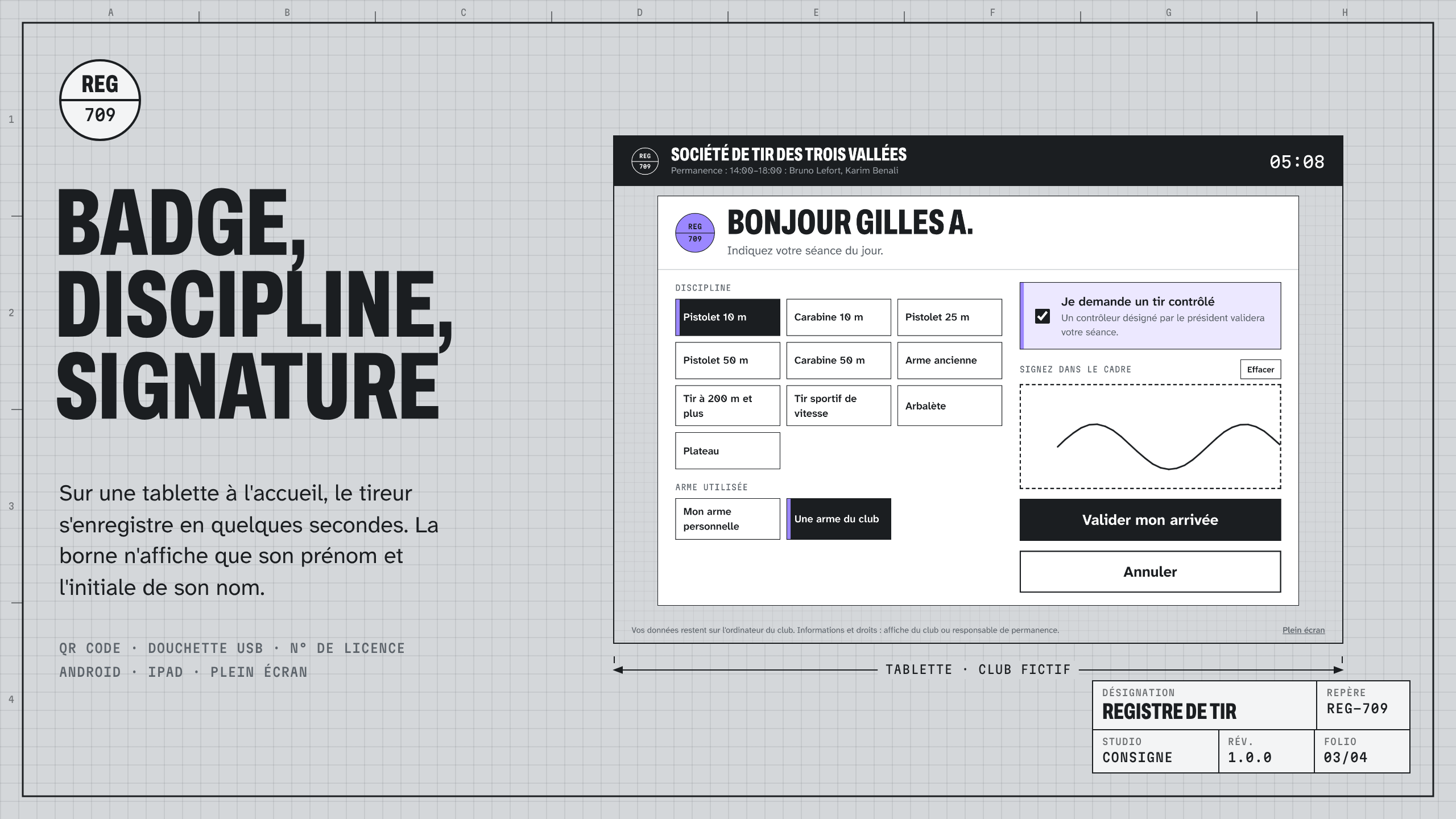 Registre de tir : visuel 3